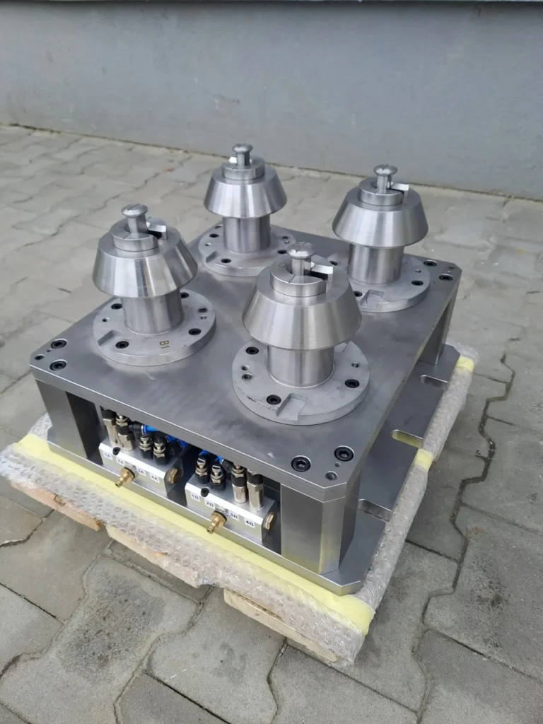 Oprzyrządowanie do mocowania detali w obrabiarce CNC